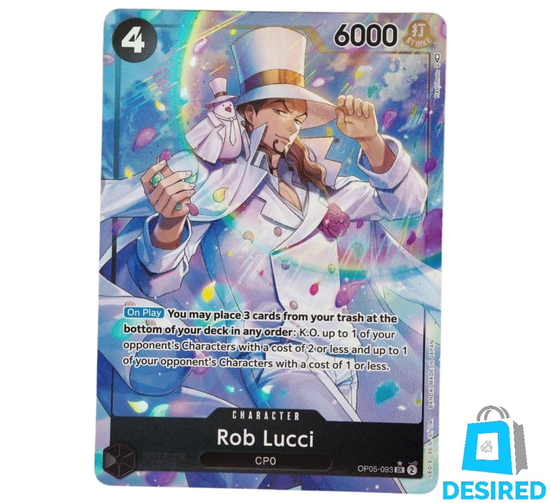 Rob Lucci (Alternate Art) OP05-093 SR - Awakening Of The New Era (OP-05) - Desired Collectibles Limited