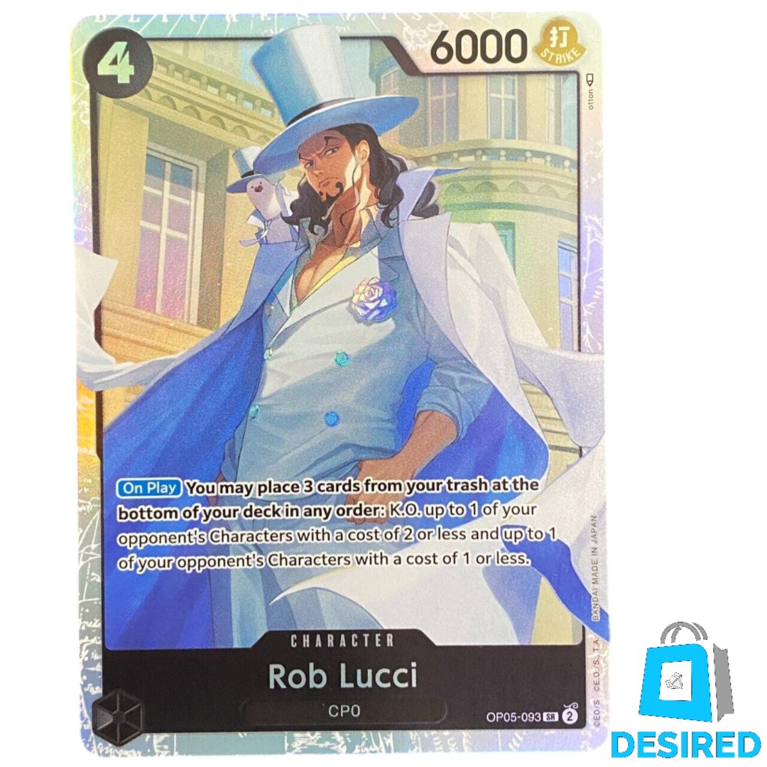 Rob Lucci OP05-093 SR - Awakening Of The New Era (OP-05) - Desired Collectibles Limited