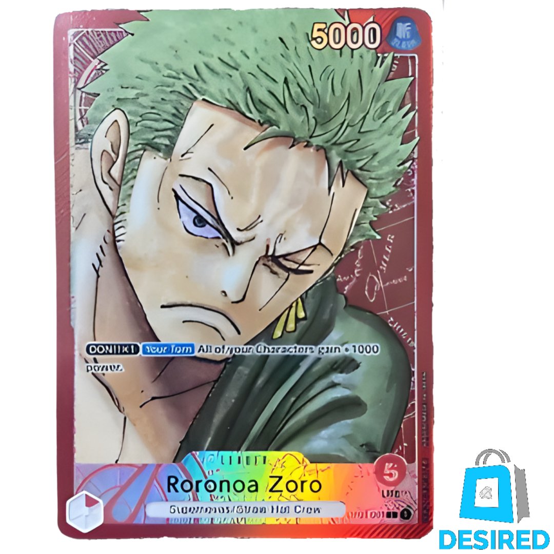 Roronoa Zoro Leader (Alternative Art) OP01-001 - Romance Dawn OP01 - Desired Collectibles Limited