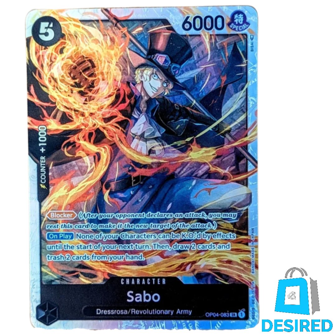 Sabo OP04-083 SR - Kingdoms of Intrigue OP04 - Desired Collectibles Limited