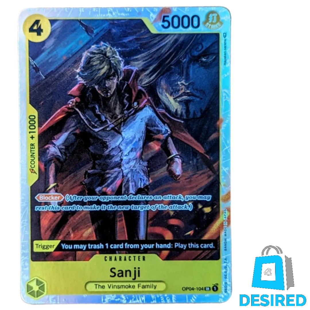 Sanji OP04-104 SR - Kingdoms of Intrigue OP04 - Desired Collectibles Limited