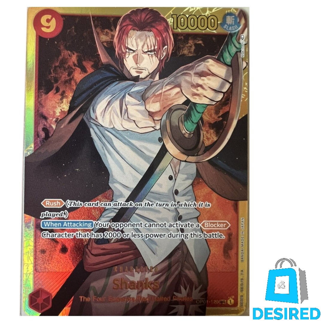 Shanks OP01-120 SEC - Romance Dawn OP01 - Desired Collectibles Limited