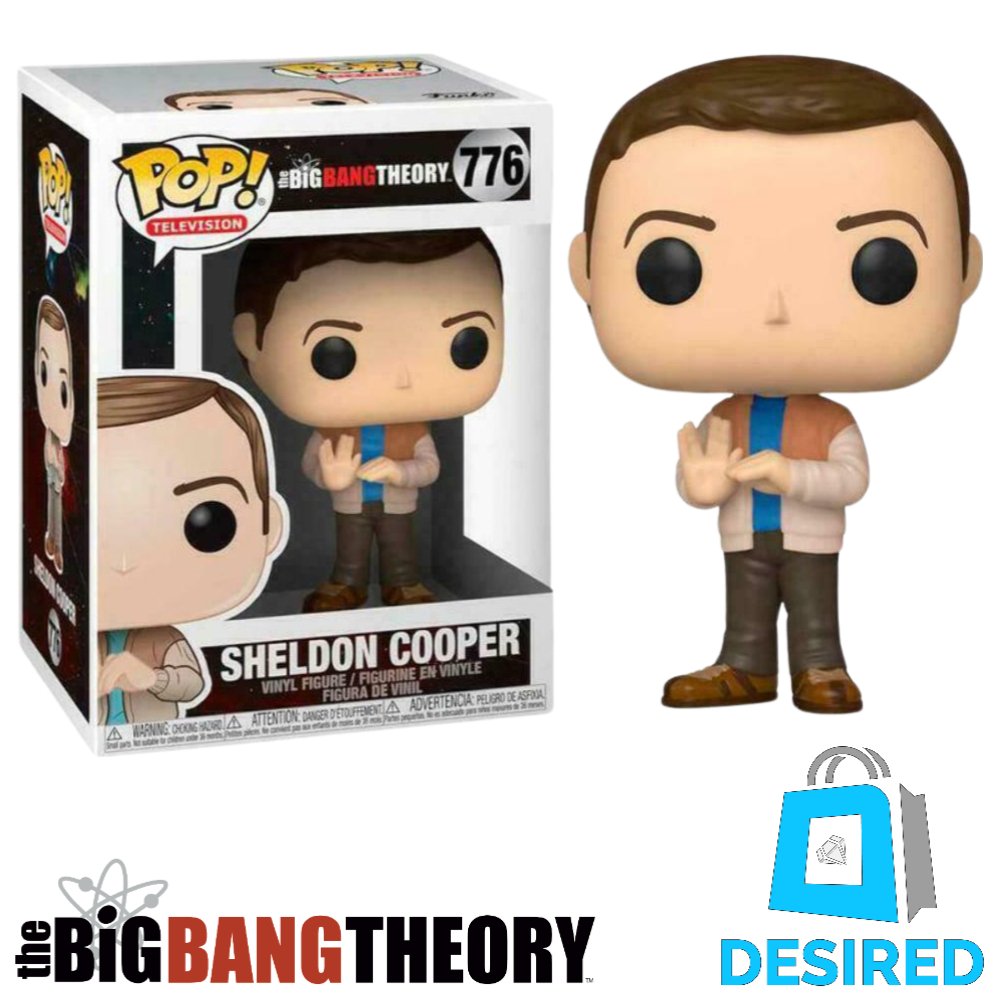 Sheldon Cooper (Live Long and Prosper) #776 - The Big Bang Theory Funko Pop! - Desired Collectibles Limited