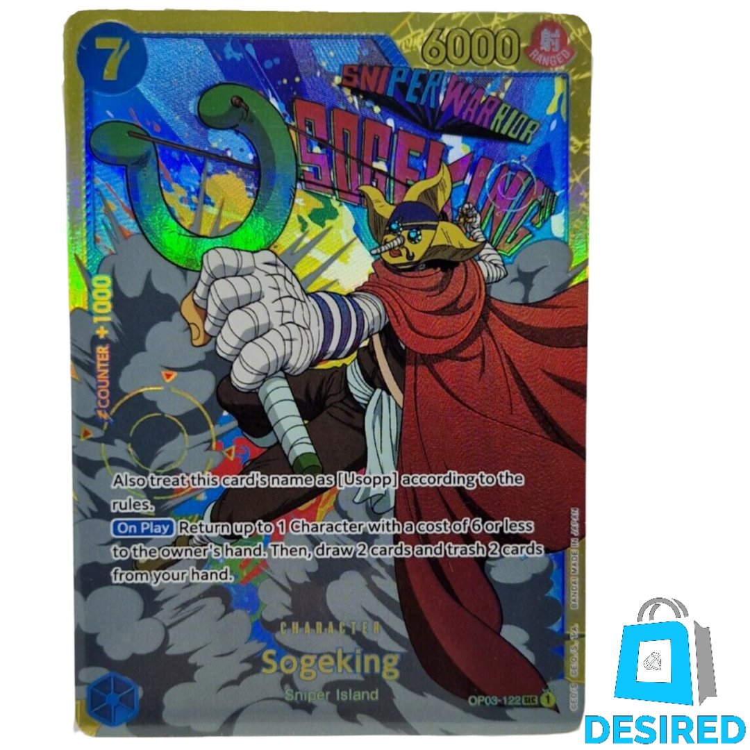 Sogeking OP03-122 SEC - Pillars Of Strength OP03 - Desired Collectibles Limited