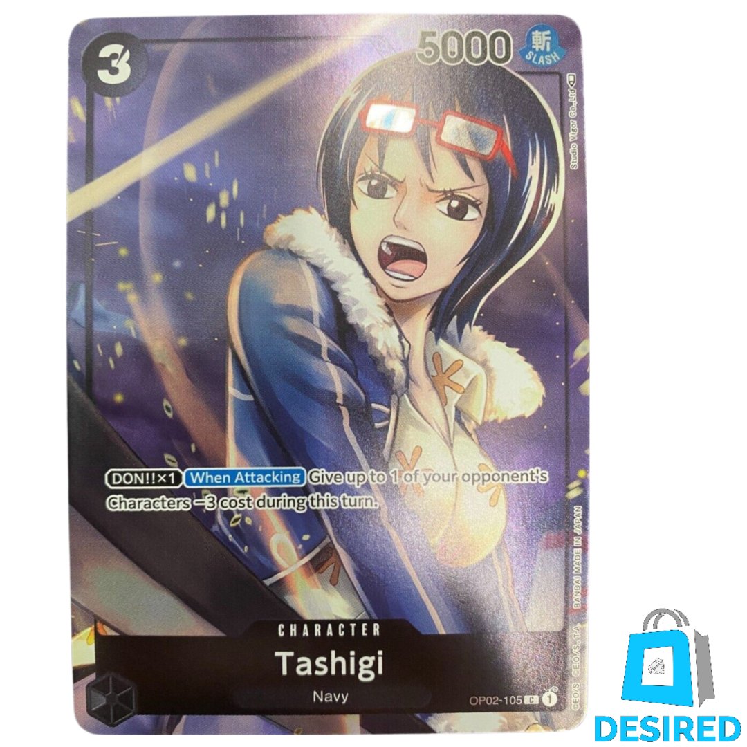 Tashigi OP02-105 C - Paramount War OP02 - Desired Collectibles Limited