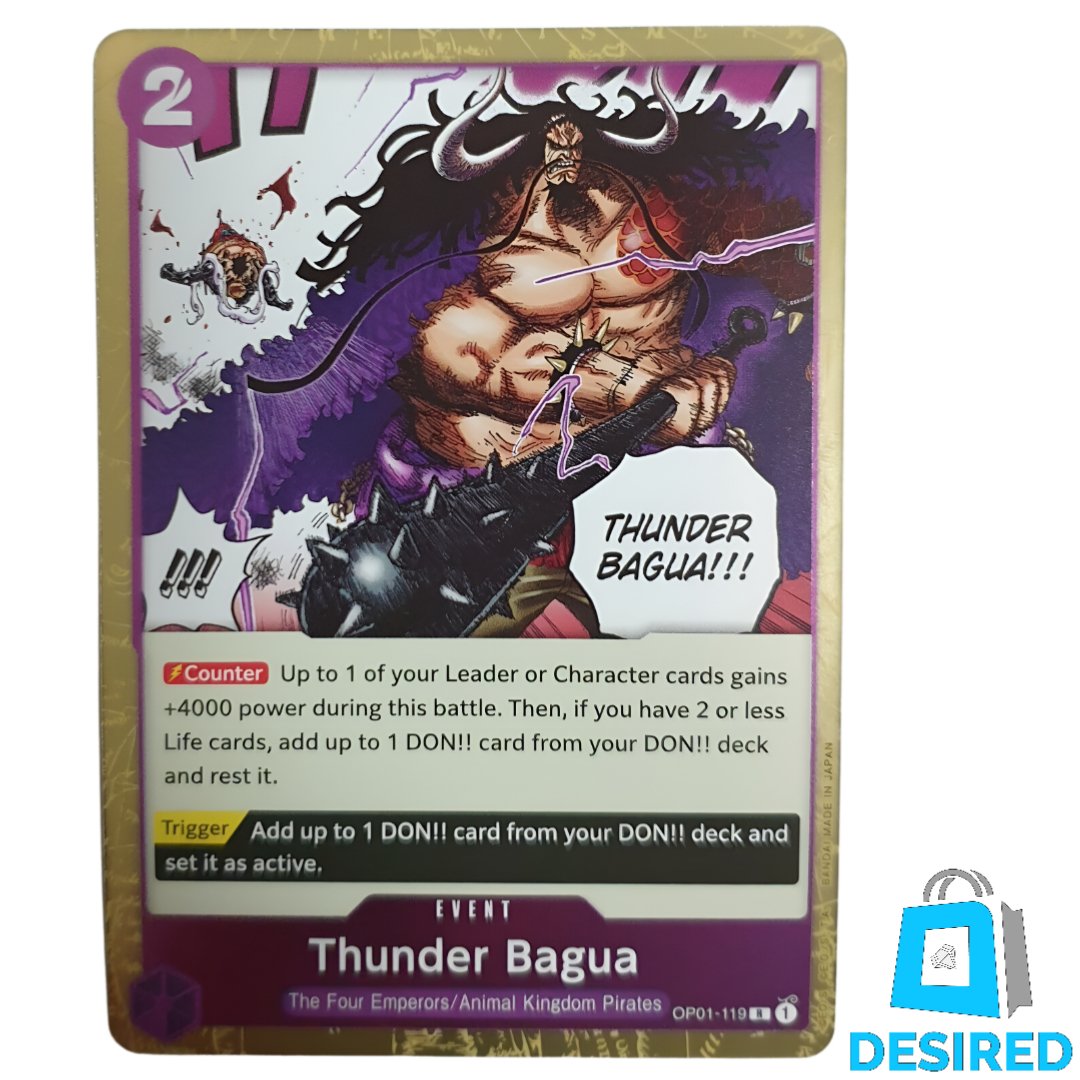 Thunder Bagua OP01-119 R - Romance Dawn OP01 - Desired Collectibles Limited