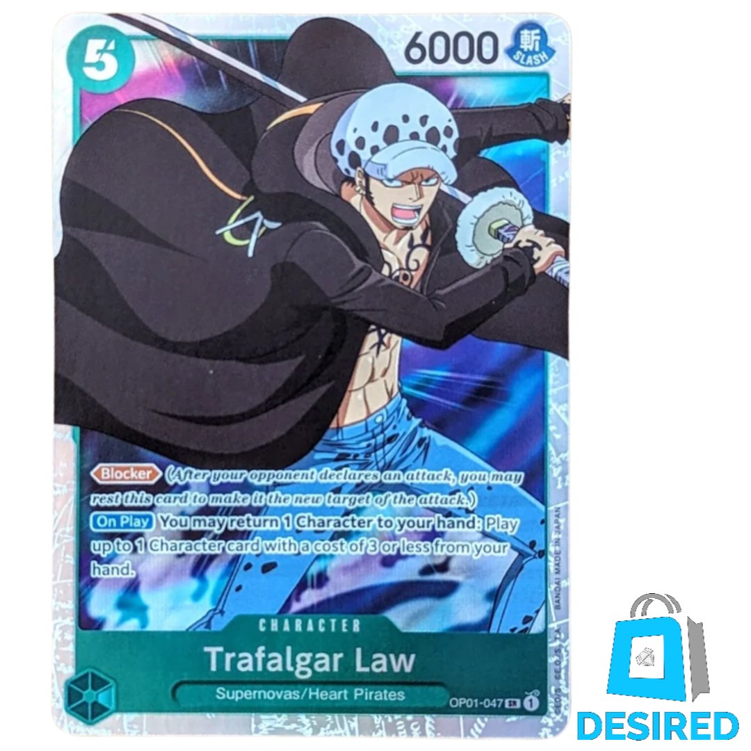 Trafalgar Law OP01-047 SR - Romance Dawn OP01 - Desired Collectibles Limited