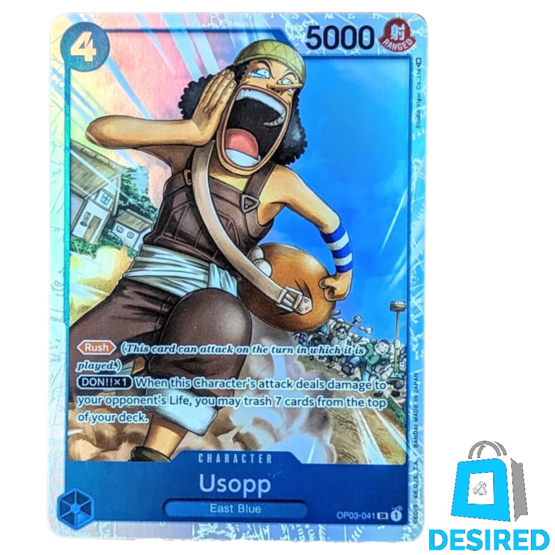 Usopp OP03-041 SR - Pillars of Strength OP03 - Desired Collectibles Limited