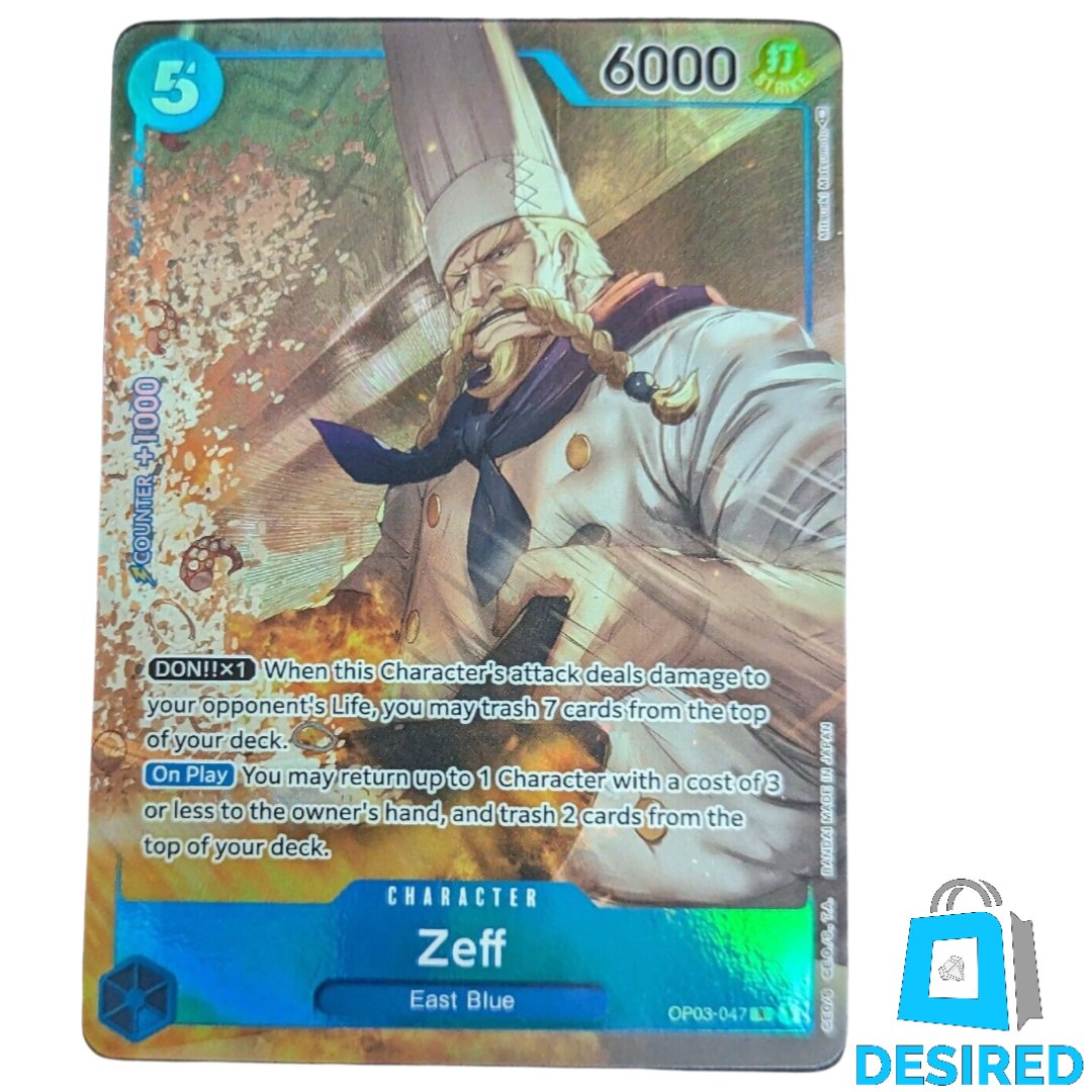 Zeff (Alternate Art) OP03-047 R - Pillars Of Strength OP03 - Desired Collectibles Limited